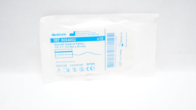 Medtronic 8004002 Neuray Surgical Patties 1/2inch x 1inch (x) - Pack of 10